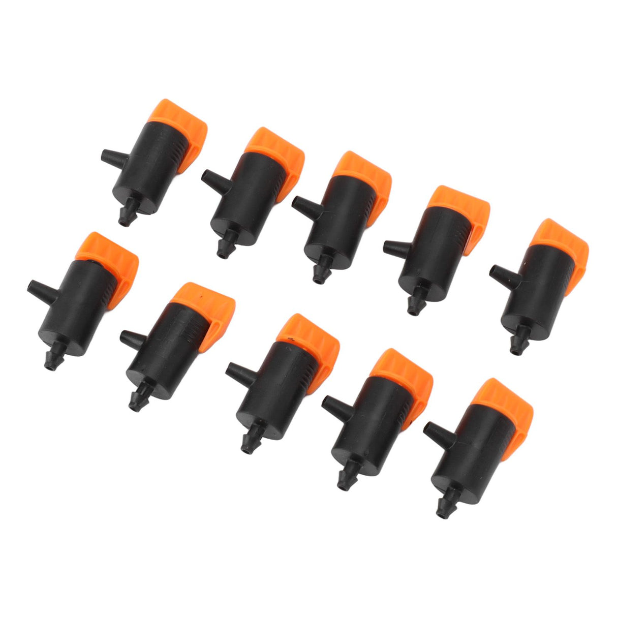 10 Pcs Irrigation Drippers 0 to 200L Adjustable Drip Emitters Micro Spray Water Flow Irrigation Sprinkler Drip Watering System Parts