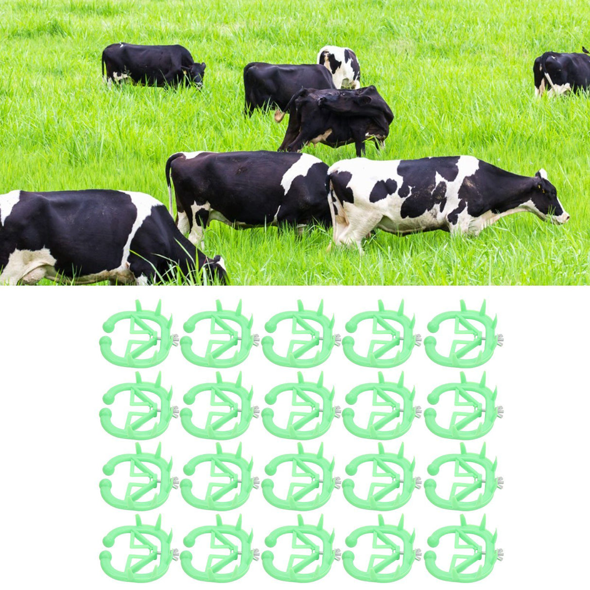 20Pcs Calf Weaner Efficient Plastic Comfortable Calf Milk Sucking Preventer Cattle Nose Ring