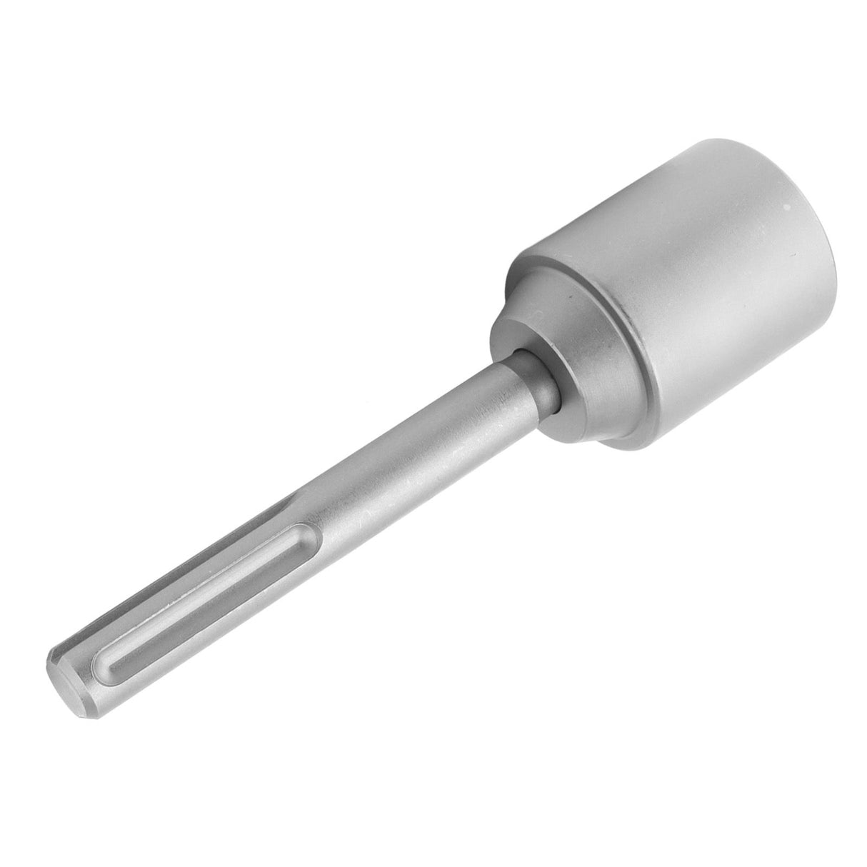 T Post Driver 5 Pits Shank Steel Fence Post Driver Hand Post Pounder Hammer Drill Attachment 20cm Length 45mm / 1.8in