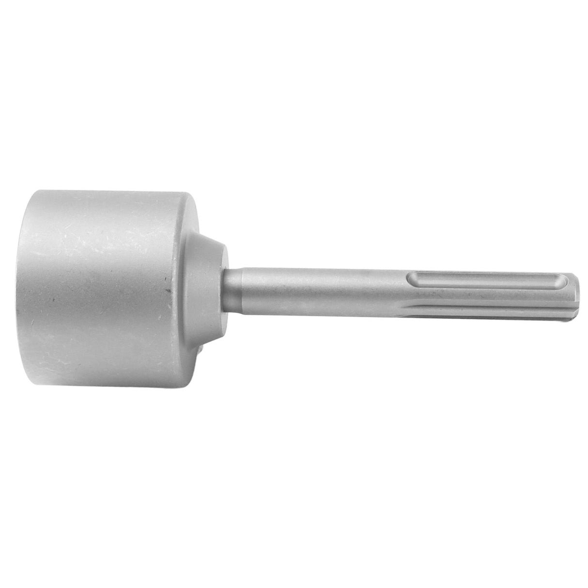 T Post Driver 5 Pits Shank Steel Fence Post Driver Hand Post Pounder Hammer Drill Attachment 20cm Length 65mm / 2.6in