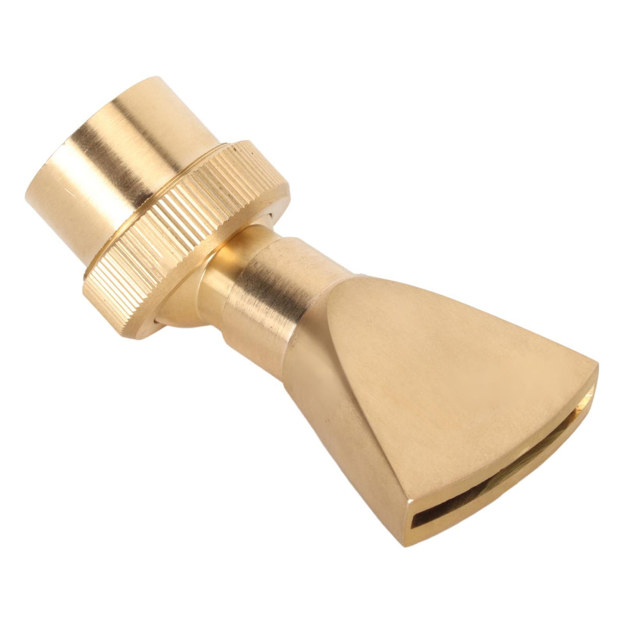 Fountain Nozzle Brass G3/4 Female Thread 25mm Narrow Fan Shaped Pond Sprinkler for Garden Pond Amusement Park Museums