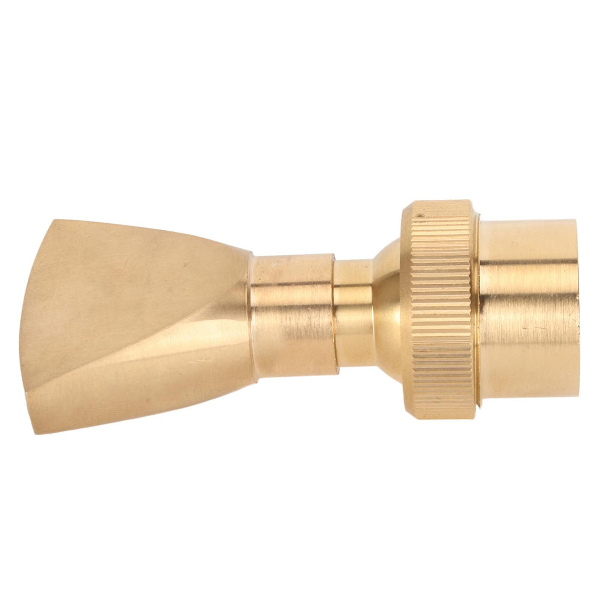 Fountain Nozzle Brass G3/4 Female Thread 25mm Narrow Fan Shaped Pond Sprinkler for Garden Pond Amusement Park Museums