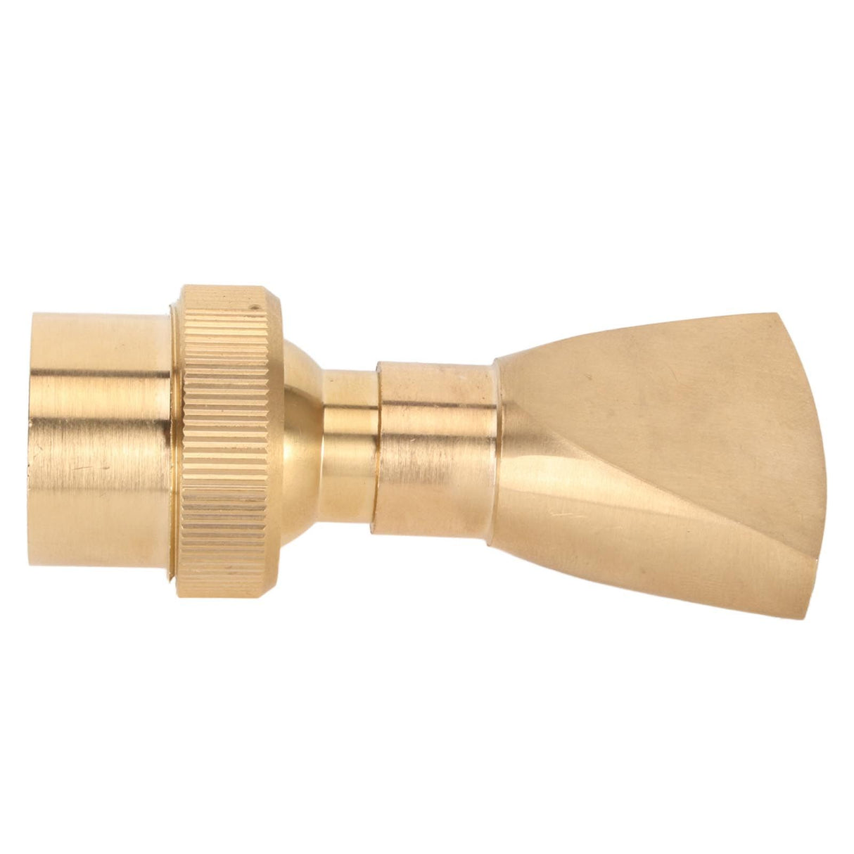 Fountain Nozzle Brass G3/4 Female Thread 25mm Narrow Fan Shaped Pond Sprinkler for Garden Pond Amusement Park Museums