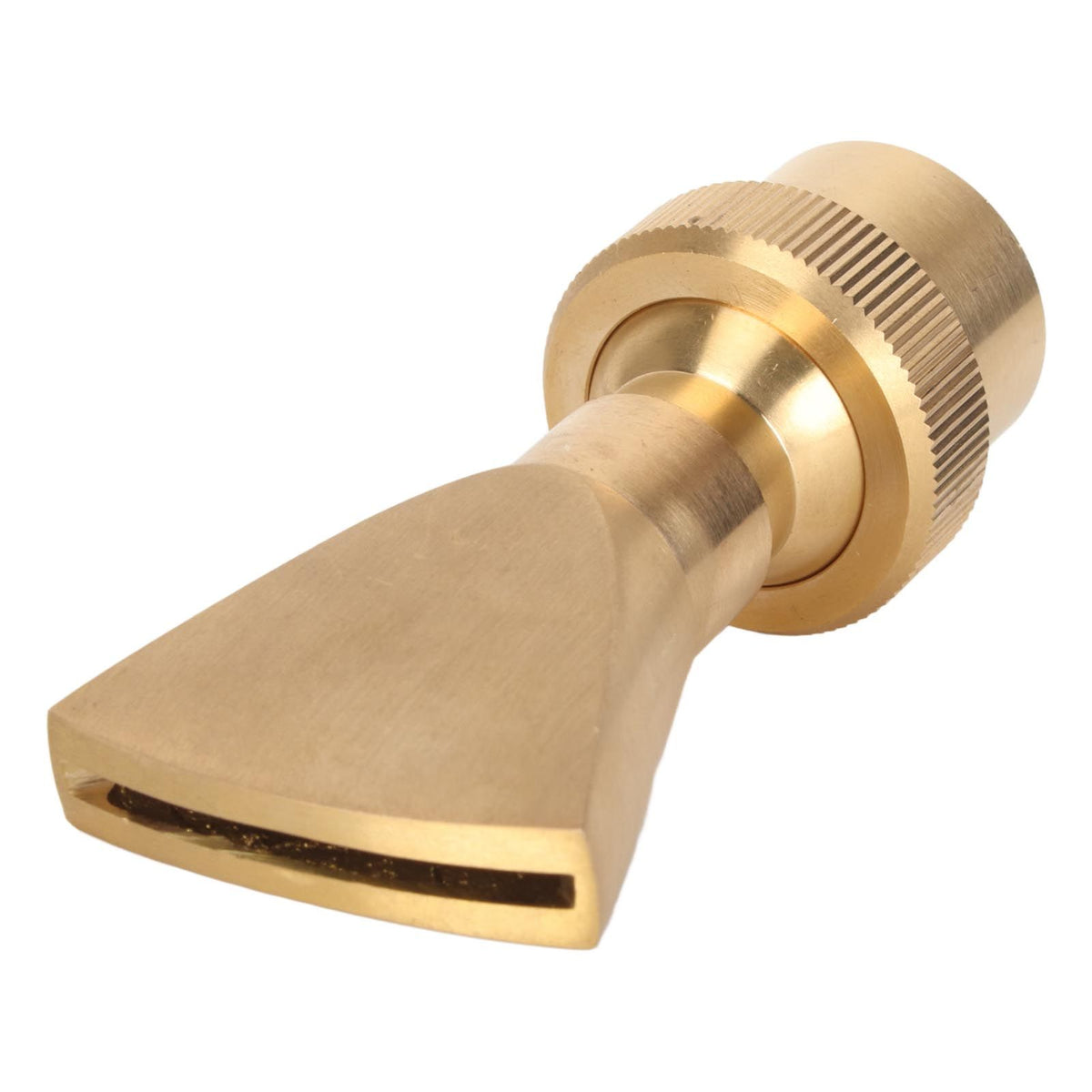 Fountain Nozzle Brass G3/4 Female Thread 25mm Narrow Fan Shaped Pond Sprinkler for Garden Pond Amusement Park Museums