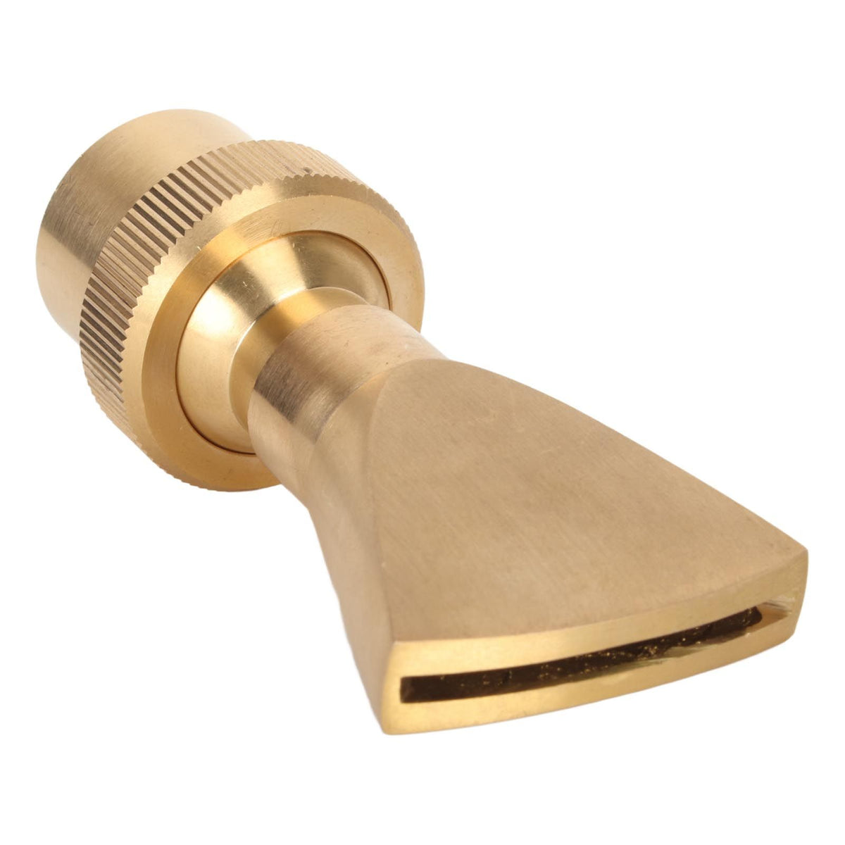 Fountain Nozzle Brass G3/4 Female Thread 25mm Narrow Fan Shaped Pond Sprinkler for Garden Pond Amusement Park Museums