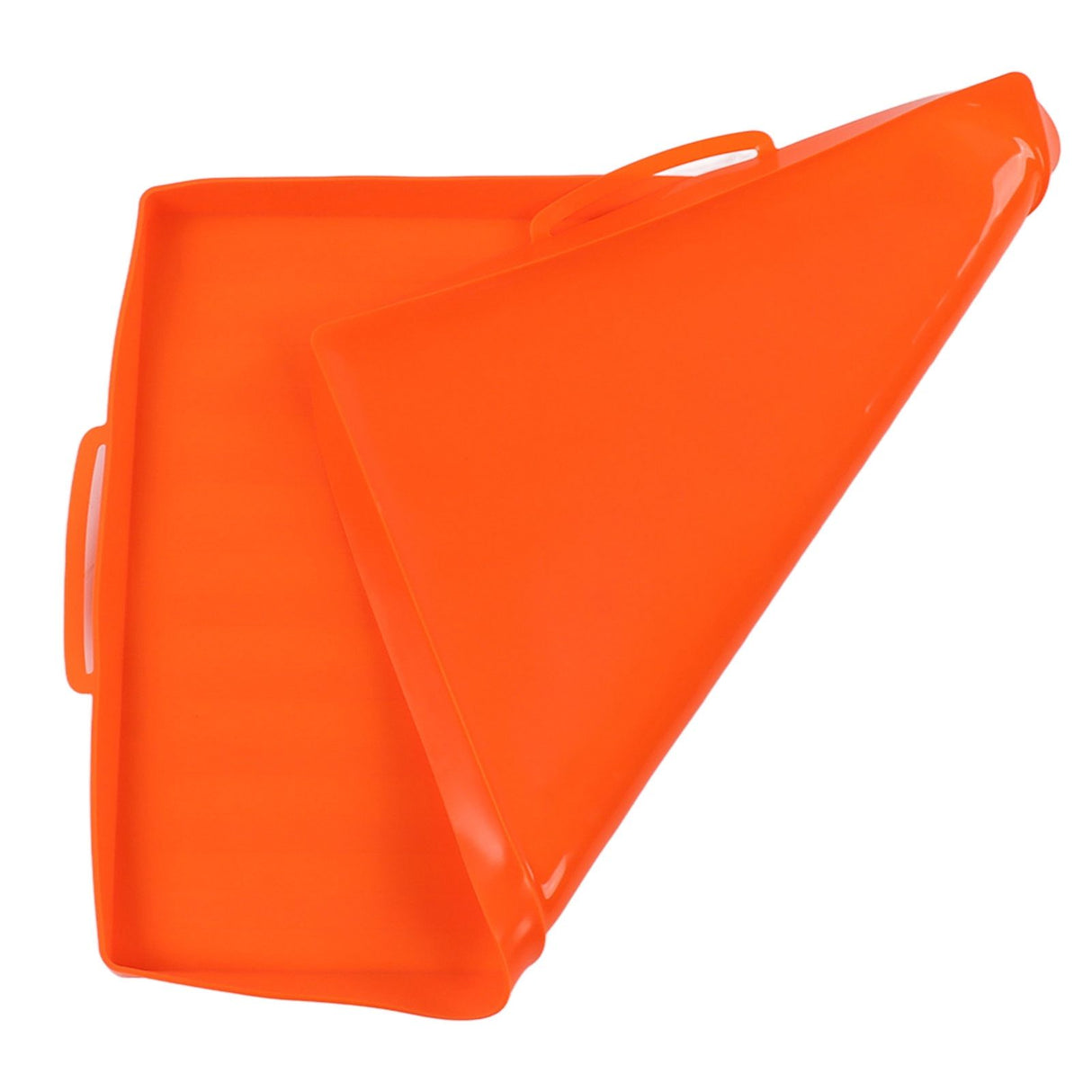 Griddle Mat Silicone Grill Cover Protective Grill Cover BBQ Grill Mat for Outdoor Cooking 22in Orange Handle