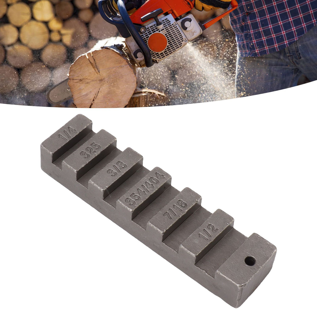 Pocket Chain Breaker Steel Chain Saw Repairing Mending Tool Set for 1/4in 3/8in 325in 354in 404in Chain Saw Repair