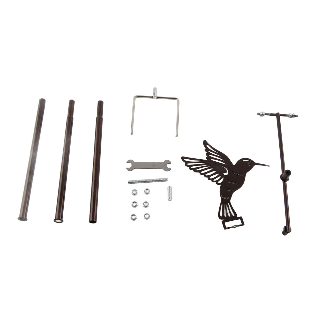 Wind Spinners Iron Hummingbird Metal Windmill Wind Sculpture for Outdoor Lawn Yard Patio Garden Ornaments