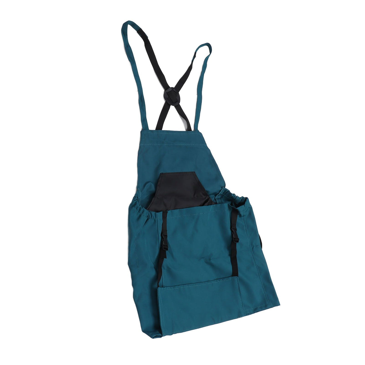 Harvest Bag Fruit Picking Apron Large Capacity Oxford Cloth Quick Release Garden Pouch for Orchard Garden Farm Blue Green