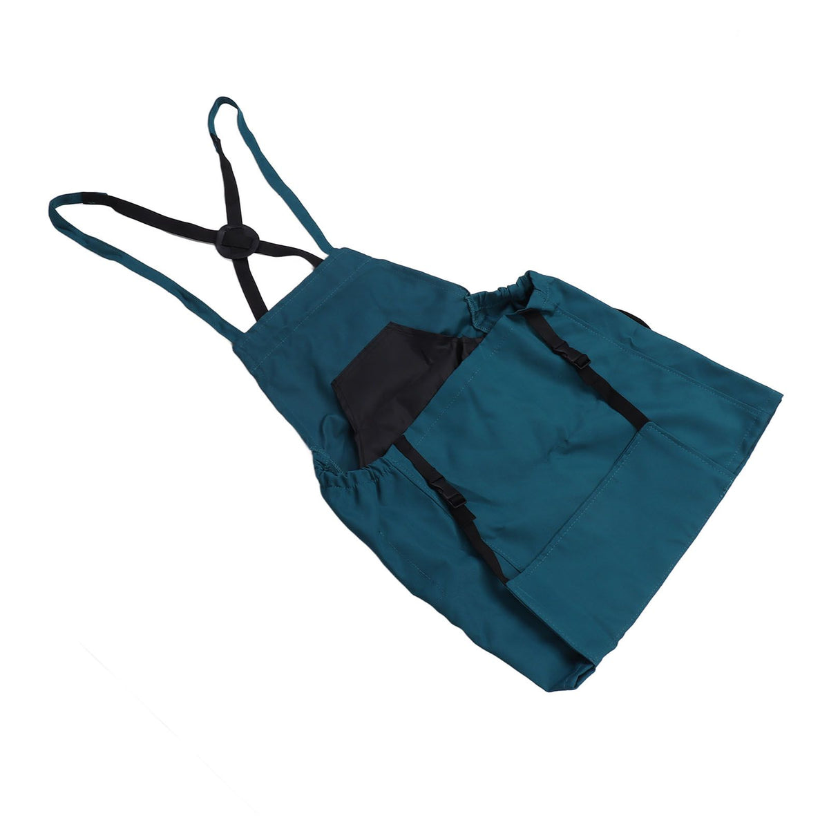 Harvest Bag Fruit Picking Apron Large Capacity Oxford Cloth Quick Release Garden Pouch for Orchard Garden Farm Blue Green
