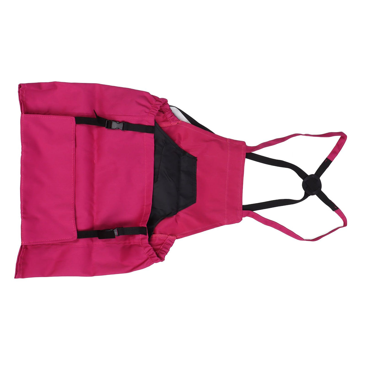 Harvest Bag Fruit Picking Apron Large Capacity Oxford Cloth Quick Release Garden Pouch for Orchard Garden Farm Rose Red
