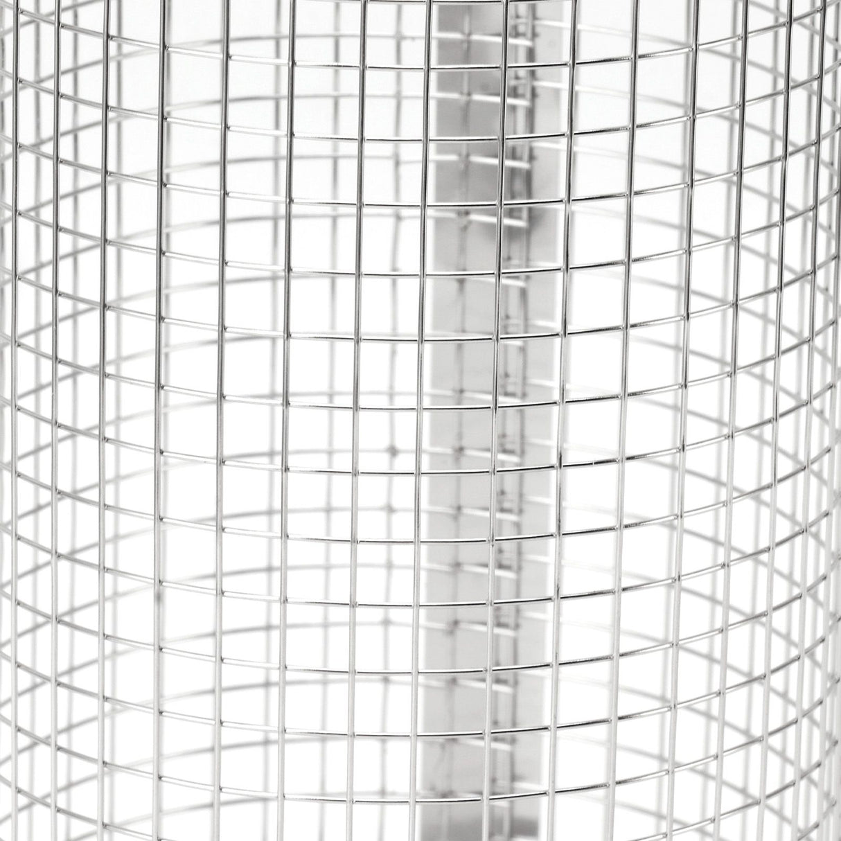 BBQ Net Tube Rolling Grilling Basket Stainless Steel Wire Mesh Cylinder Grill Basket with Fork Hook for Outdoor Barbecue Camping S