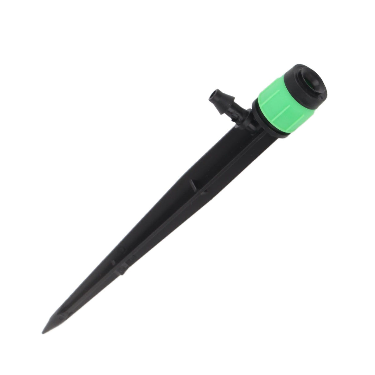100pcs Drip Emitters 360 Degree Adjustable Water Flow Drippers Sprayer for Patio Lawn Bed Watering System 13cm / 5.1in Green