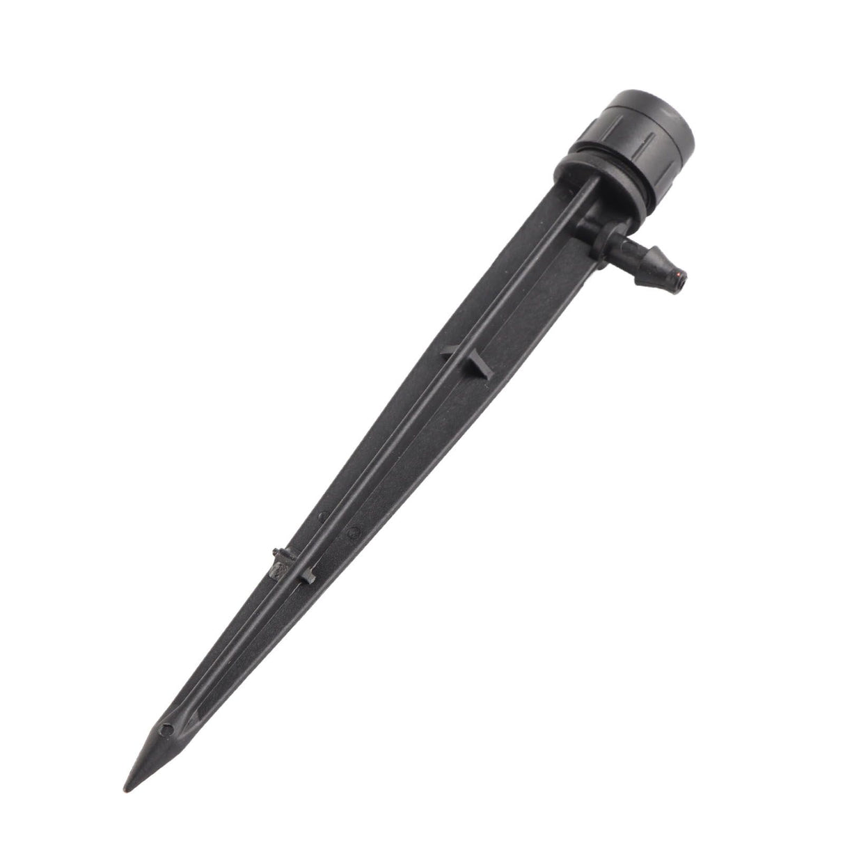 100pcs Drip Emitters 360 Degree Adjustable Water Flow Drippers Sprayer for Patio Lawn Bed Watering System 13cm / 5.1in Black