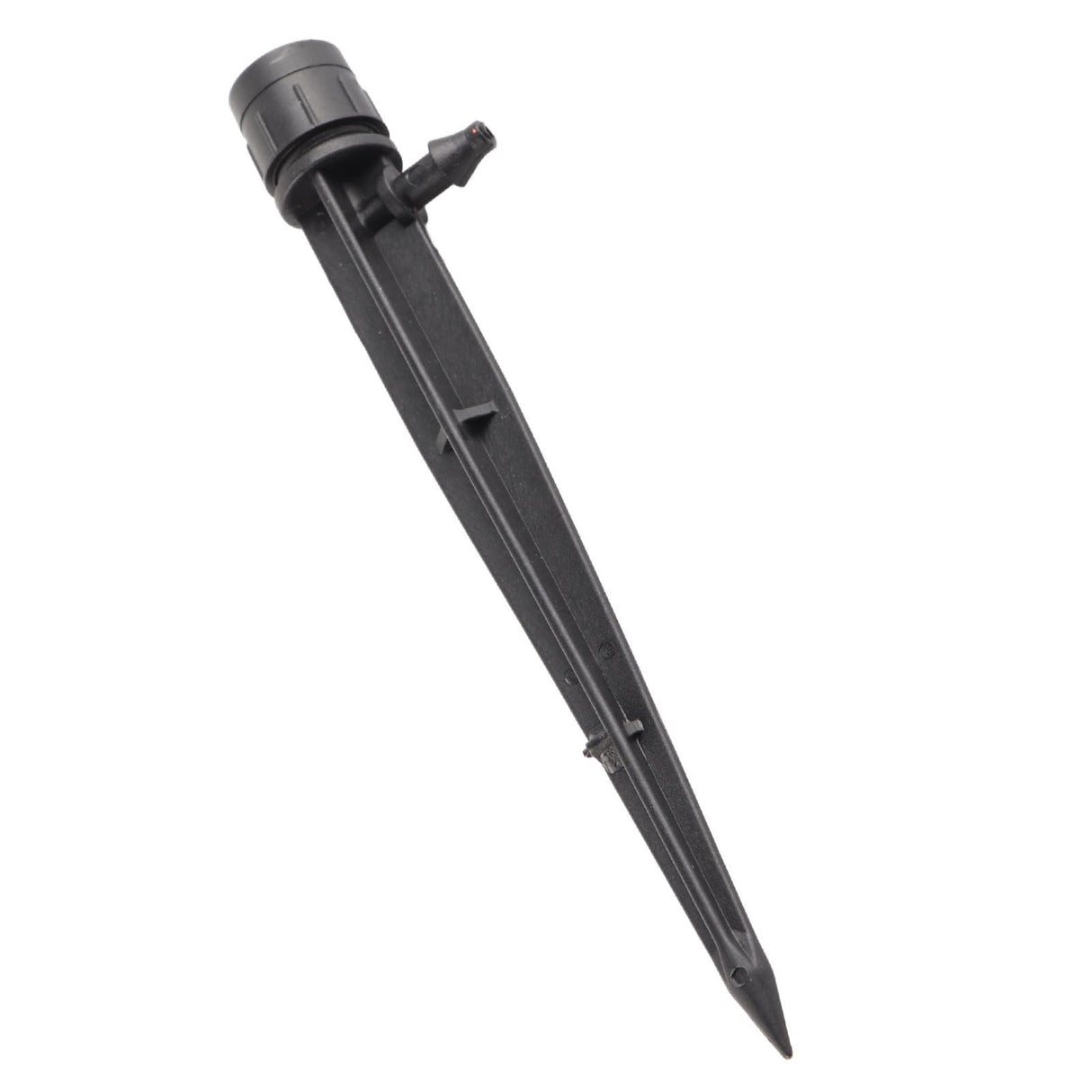 100pcs Drip Emitters 360 Degree Adjustable Water Flow Drippers Sprayer for Patio Lawn Bed Watering System 13cm / 5.1in Black