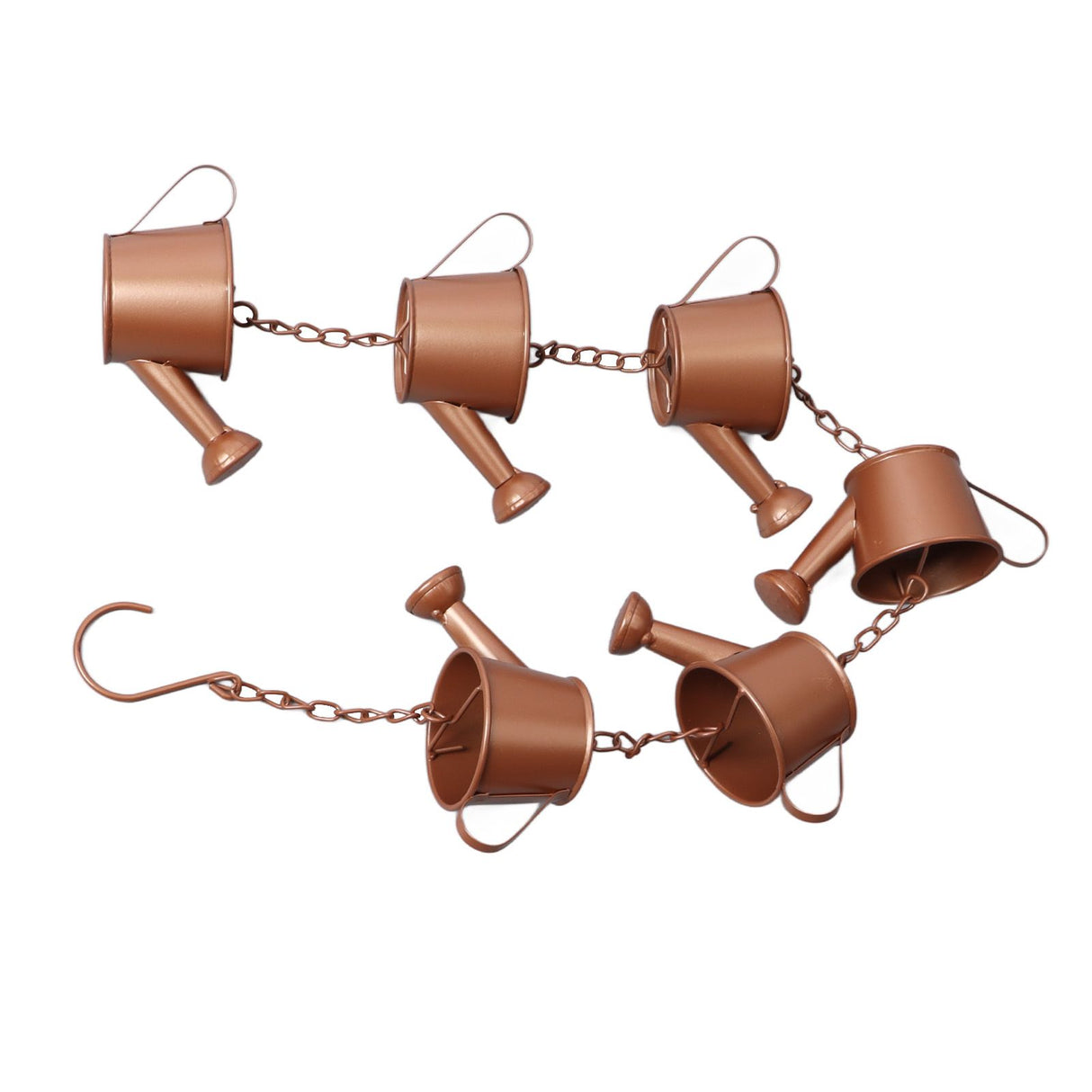 Kettle Rain Chain Elegant Stable Metal Hanging Kettle Rain Chain for Garden Artwork Decoration