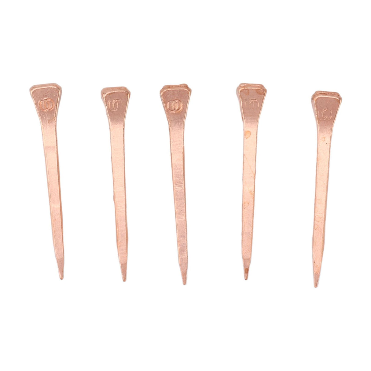 250Pcs Horseshoe Nails Copper Plated Rustproof Equestrian Riding Equipment Pet Supplies 45mm E3