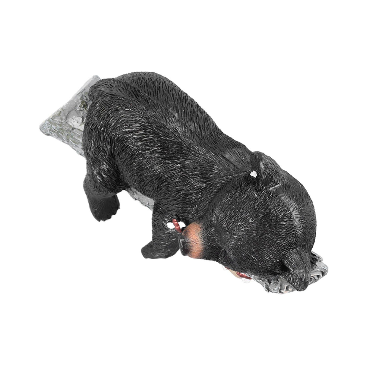 Black Bear Figurine Resin Funny Cute Exquisite Animal Art Statue for Garden Yard Decoration