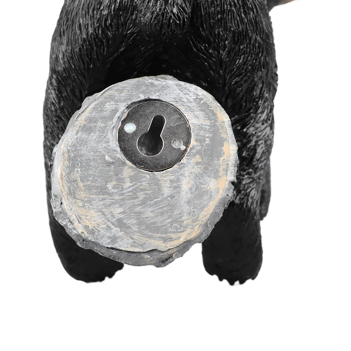Black Bear Figurine Resin Funny Cute Exquisite Animal Art Statue for Garden Yard Decoration