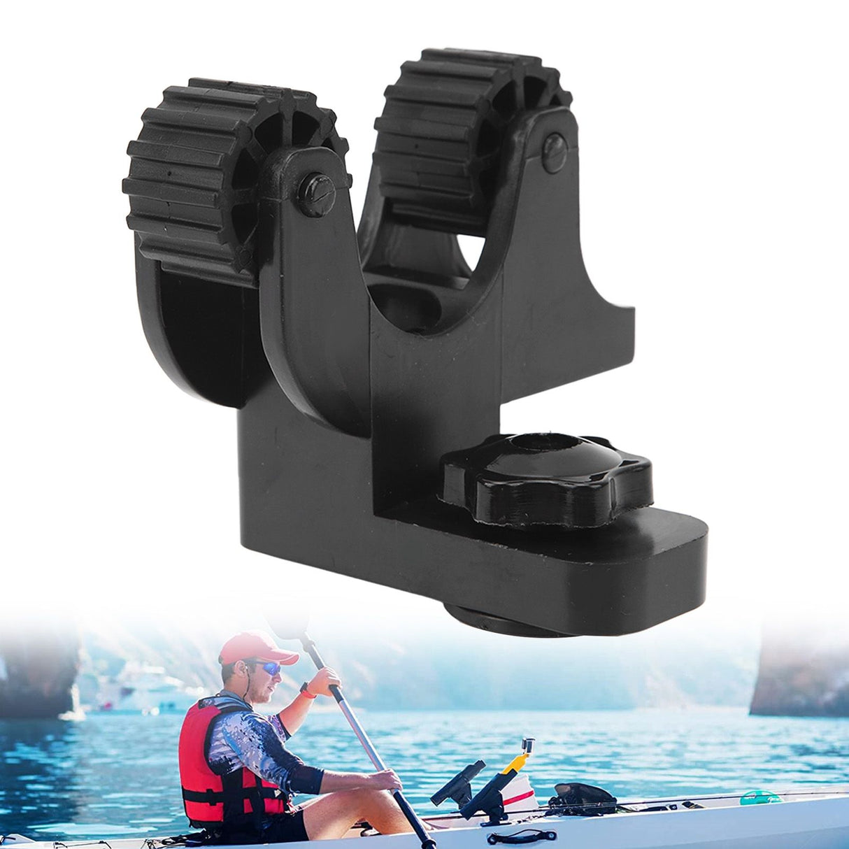 Canoe Paddle Holder Universal Easy Mounting Sturdy Kayak Oar Holder for Kayaks Canoes Boats