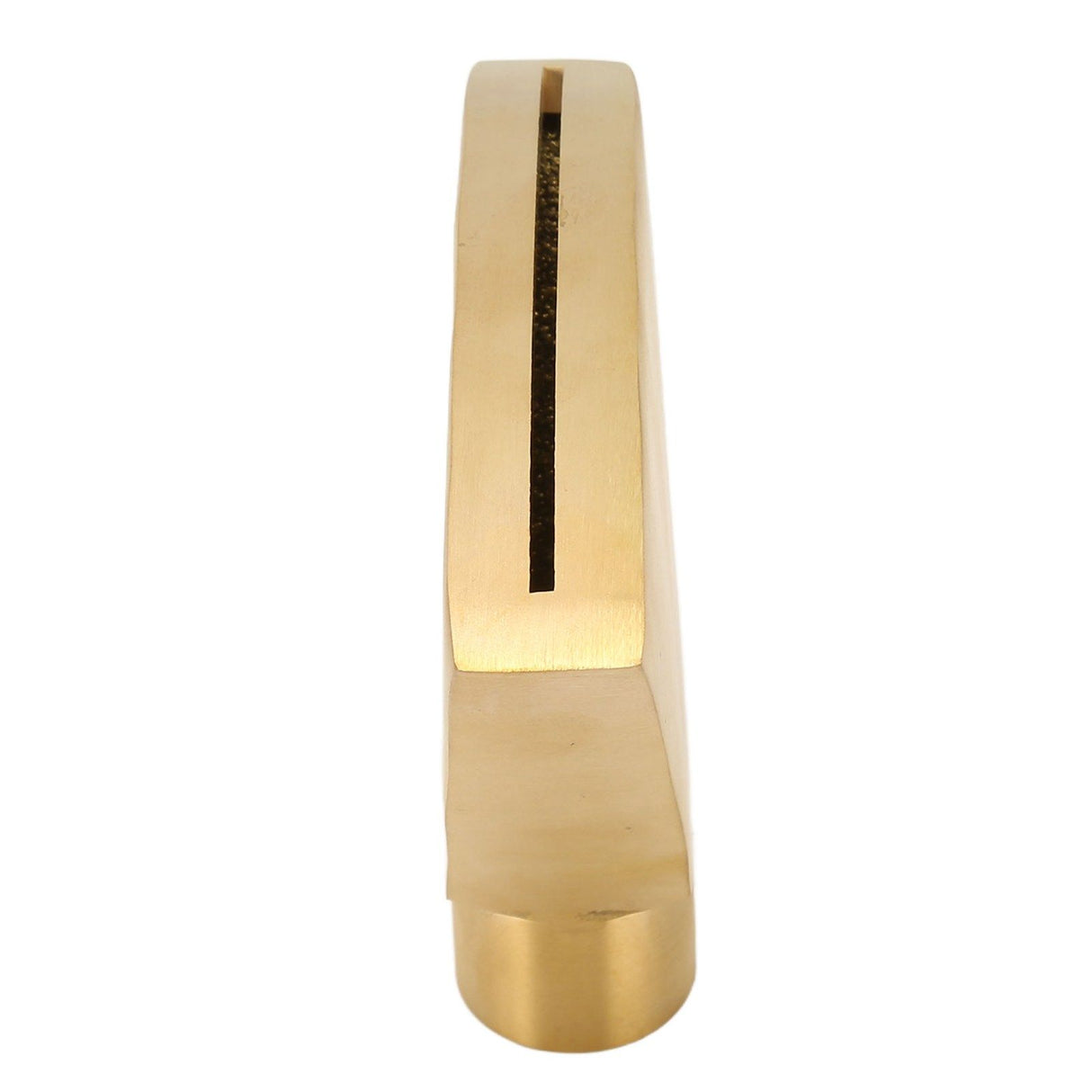 Fan Shaped Fountain Nozzle G1 Inch Brass Flat Head Spray Nozzle Fountain Sprinkler Head for Garden Pool Pond Landscaping