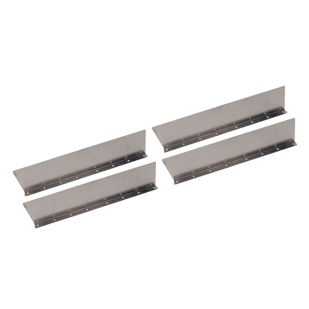 4 Pack Rainwater Valley Gutter Aluminium Rainwater Diverter Splashing Guard with 32 Screws for Roof