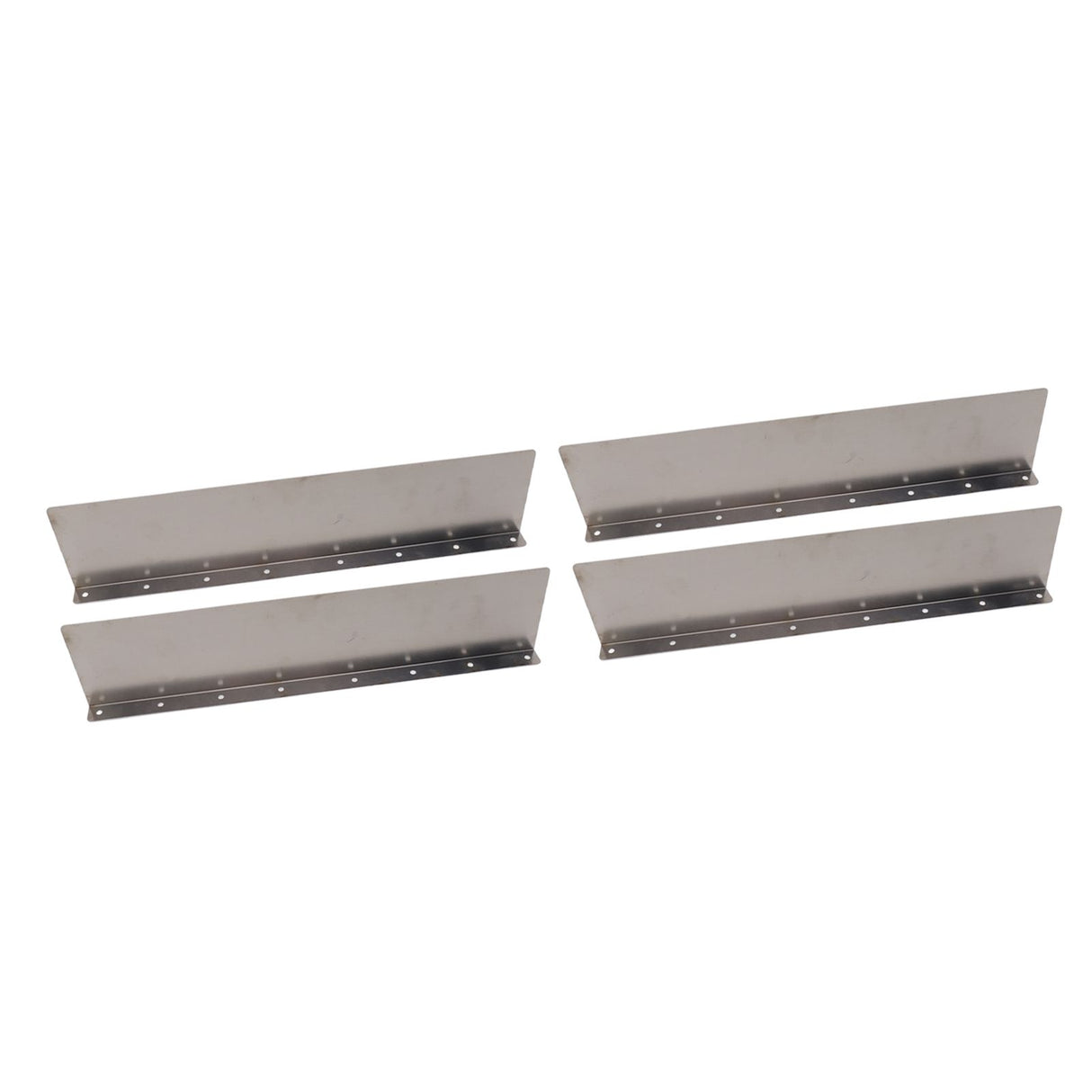 4 Pack Rainwater Valley Gutter Aluminium Rainwater Diverter Splashing Guard with 32 Screws for Roof