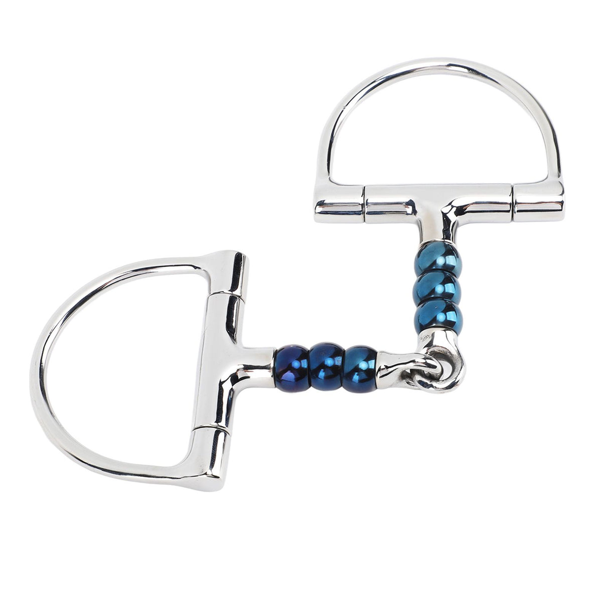 Horse Bit Stainless Steel 125mm Anti Biting Horse Mouth D Ring Snaffle Bit for Horse Farm