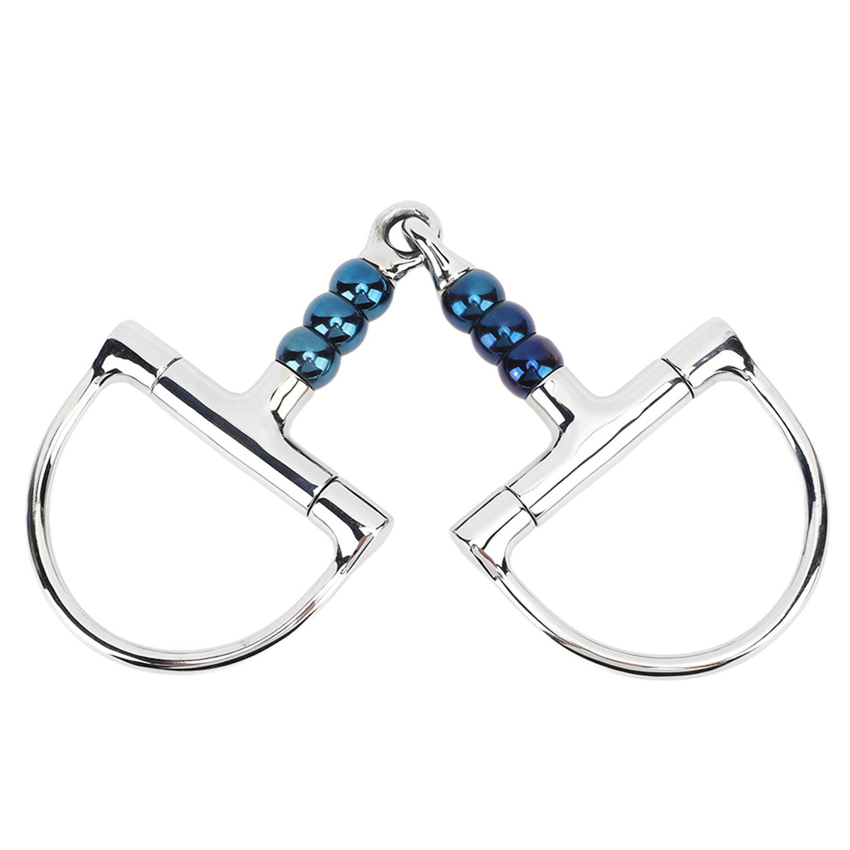 Horse Bit Stainless Steel 125mm Anti Biting Horse Mouth D Ring Snaffle Bit for Horse Farm