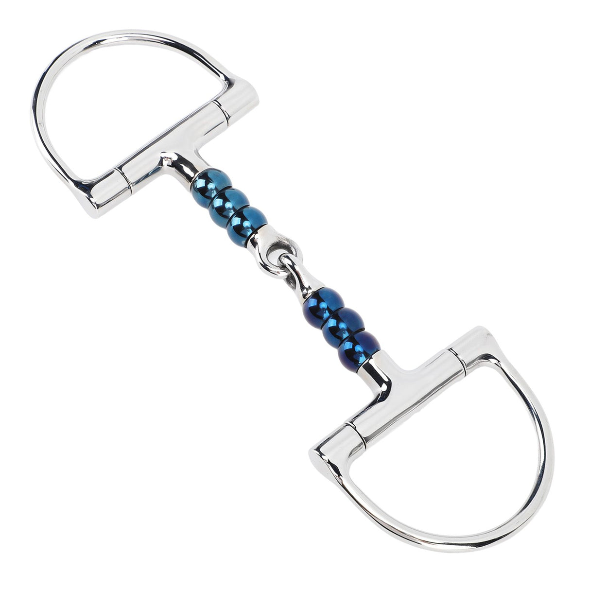 Horse Bit Stainless Steel 125mm Anti Biting Horse Mouth D Ring Snaffle Bit for Horse Farm
