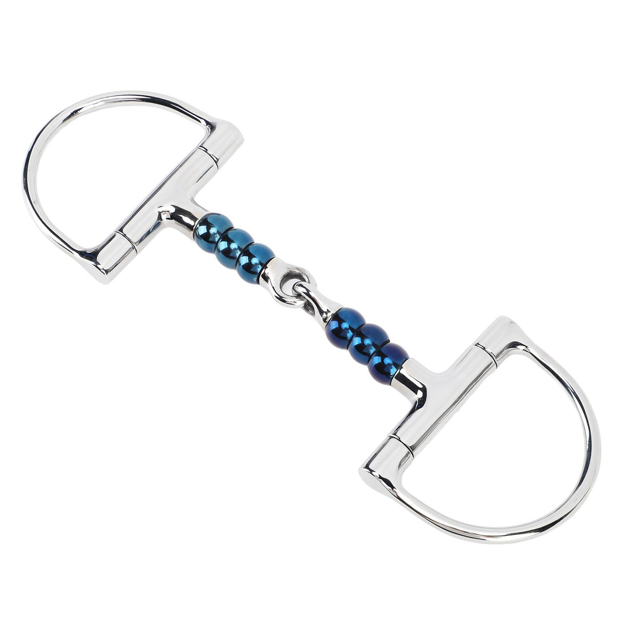 Horse Bit Stainless Steel 125mm Anti Biting Horse Mouth D Ring Snaffle Bit for Horse Farm