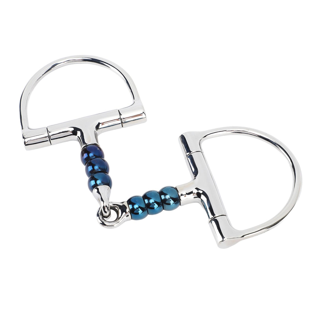 Horse Bit Stainless Steel 125mm Anti Biting Horse Mouth D Ring Snaffle Bit for Horse Farm