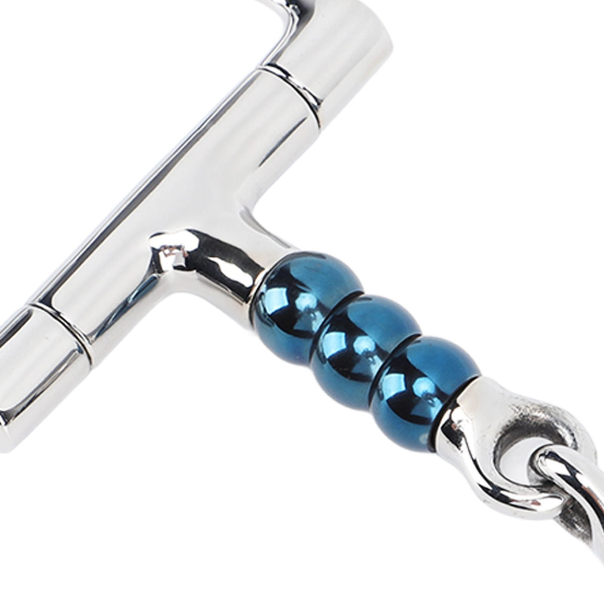 Horse Bit Stainless Steel 125mm Anti Biting Horse Mouth D Ring Snaffle Bit for Horse Farm