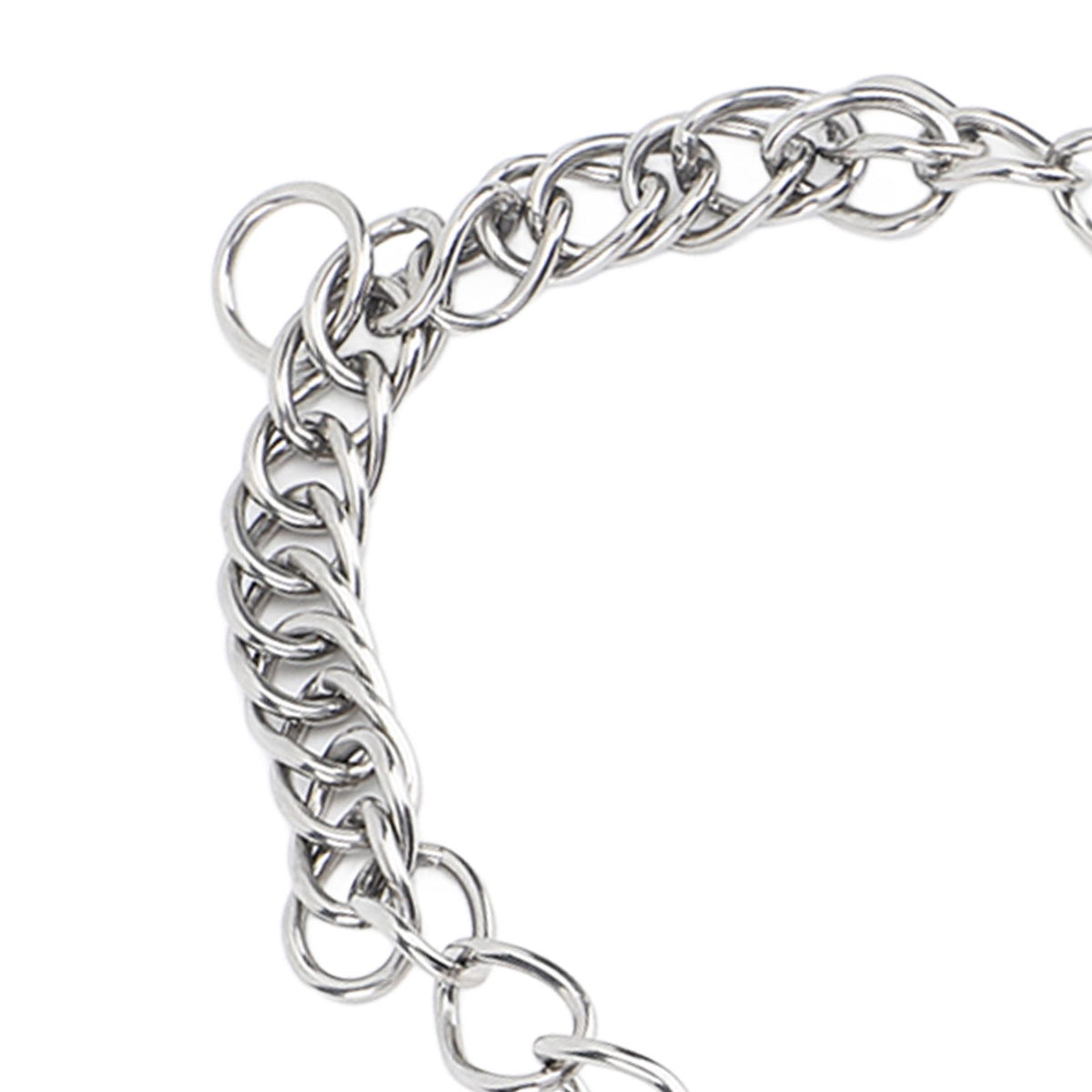 Horse Mouth Bit 125mm Stainless Steel Horse Snaffle Bit for Training Equestrian Equipment Racing Accessory