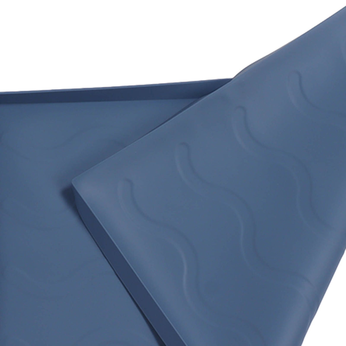 Grill Mat Silicone Blackstone Griddle Top Cover Anti Sticky Grill Protective Cover Mat 22inch Dark Blue