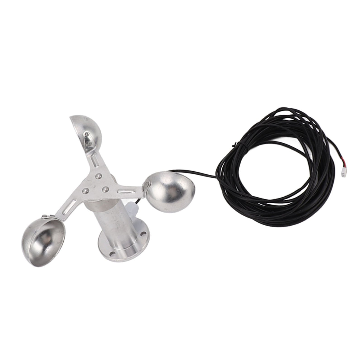 Aluminium Alloy Anemometers Wind Speed Monitoring Sensor 3 Cups Wind Speed Sensor Anemometer 0‑3.8V