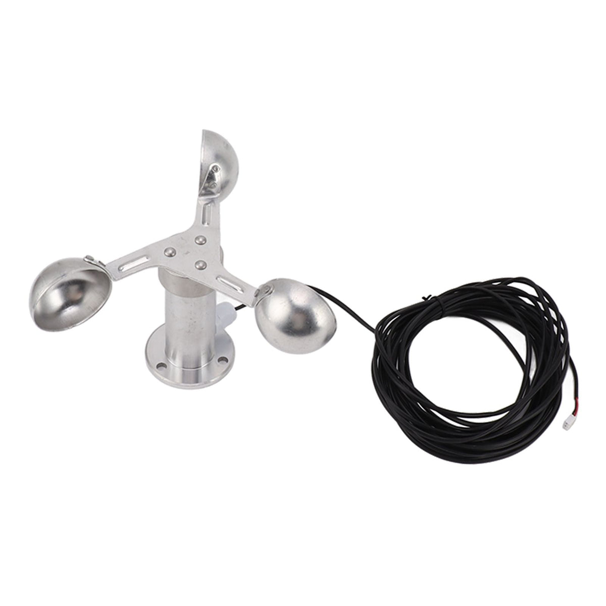 Aluminium Alloy Anemometers Wind Speed Monitoring Sensor 3 Cups Wind Speed Sensor Anemometer 0‑3.8V
