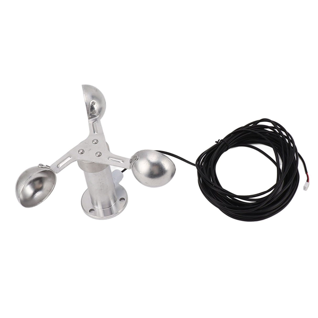 Aluminium Alloy Anemometers Wind Speed Monitoring Sensor 3 Cups Wind Speed Sensor Anemometer 0‑3.8V