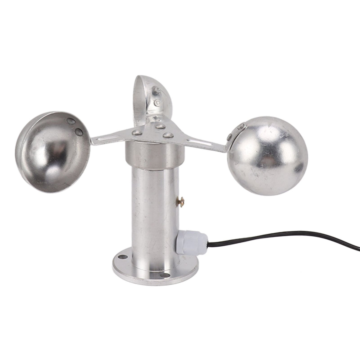 Aluminium Alloy Anemometers Wind Speed Monitoring Sensor 3 Cups Wind Speed Sensor Anemometer 0‑3.8V