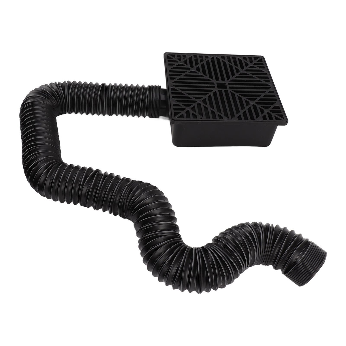 Black Gutter Downspout Extensions Catch Basin Low Profile Downspout Extender Catch Basin Downspout Extension