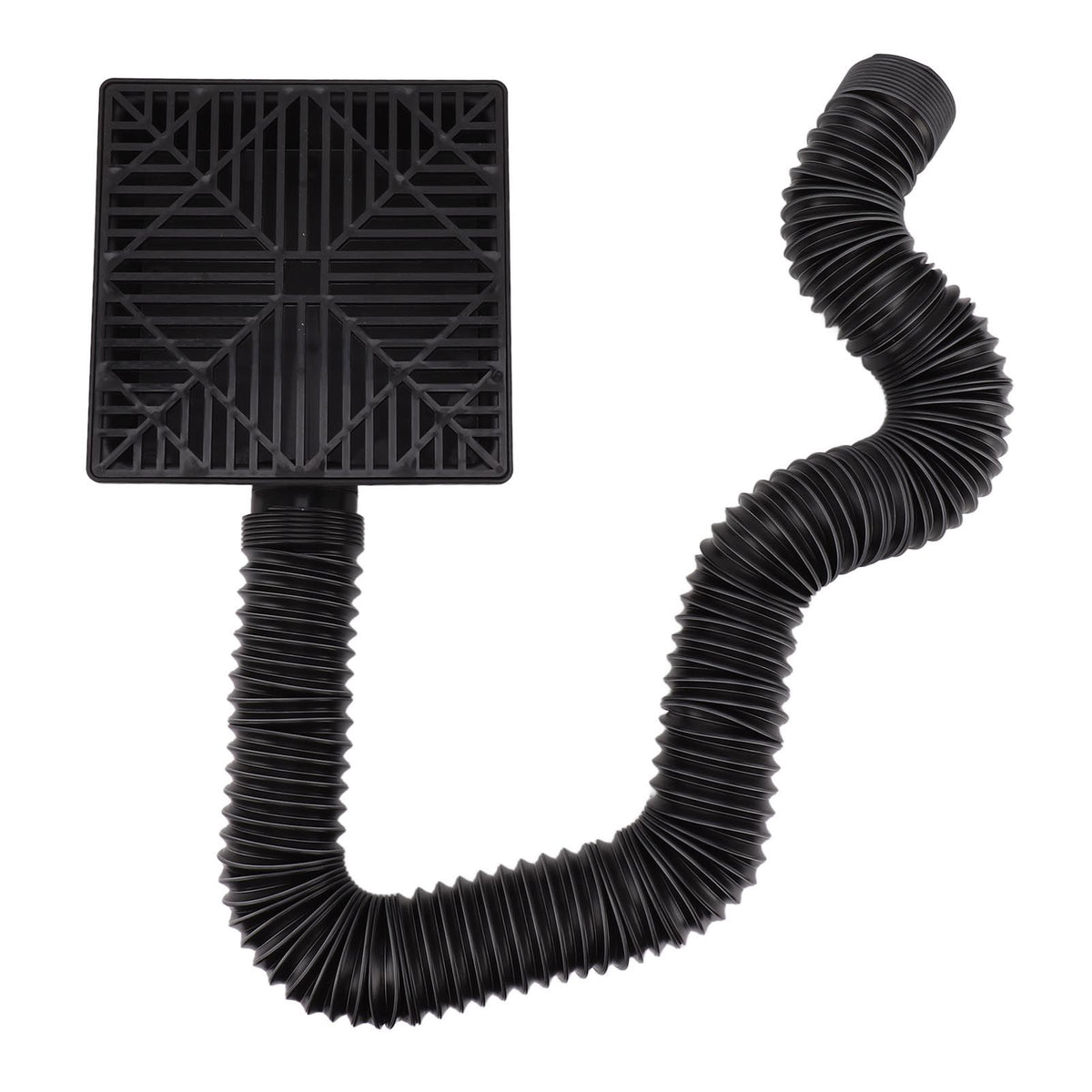 Black Gutter Downspout Extensions Catch Basin Low Profile Downspout Extender Catch Basin Downspout Extension