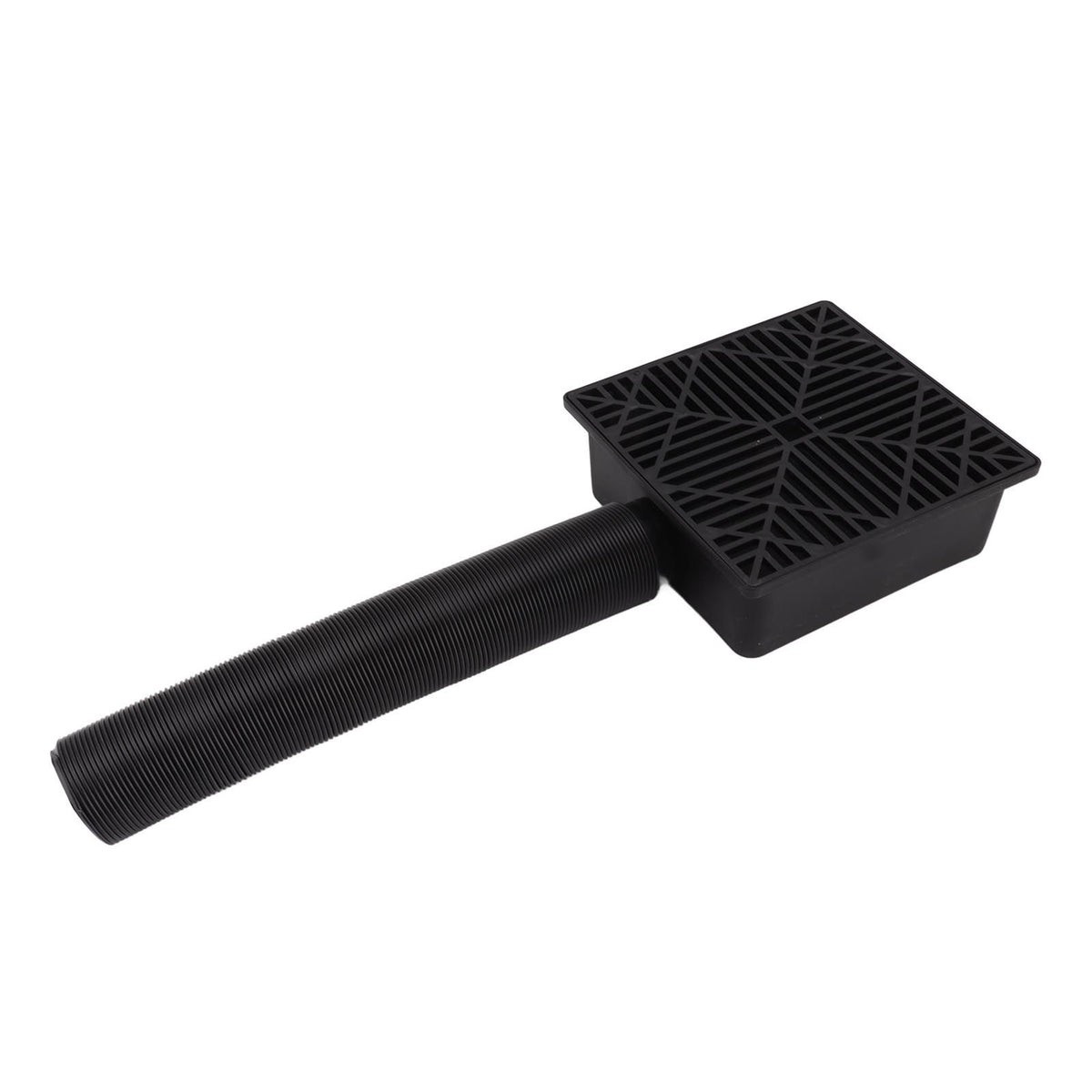 Black Gutter Downspout Extensions Catch Basin Low Profile Downspout Extender Catch Basin Downspout Extension