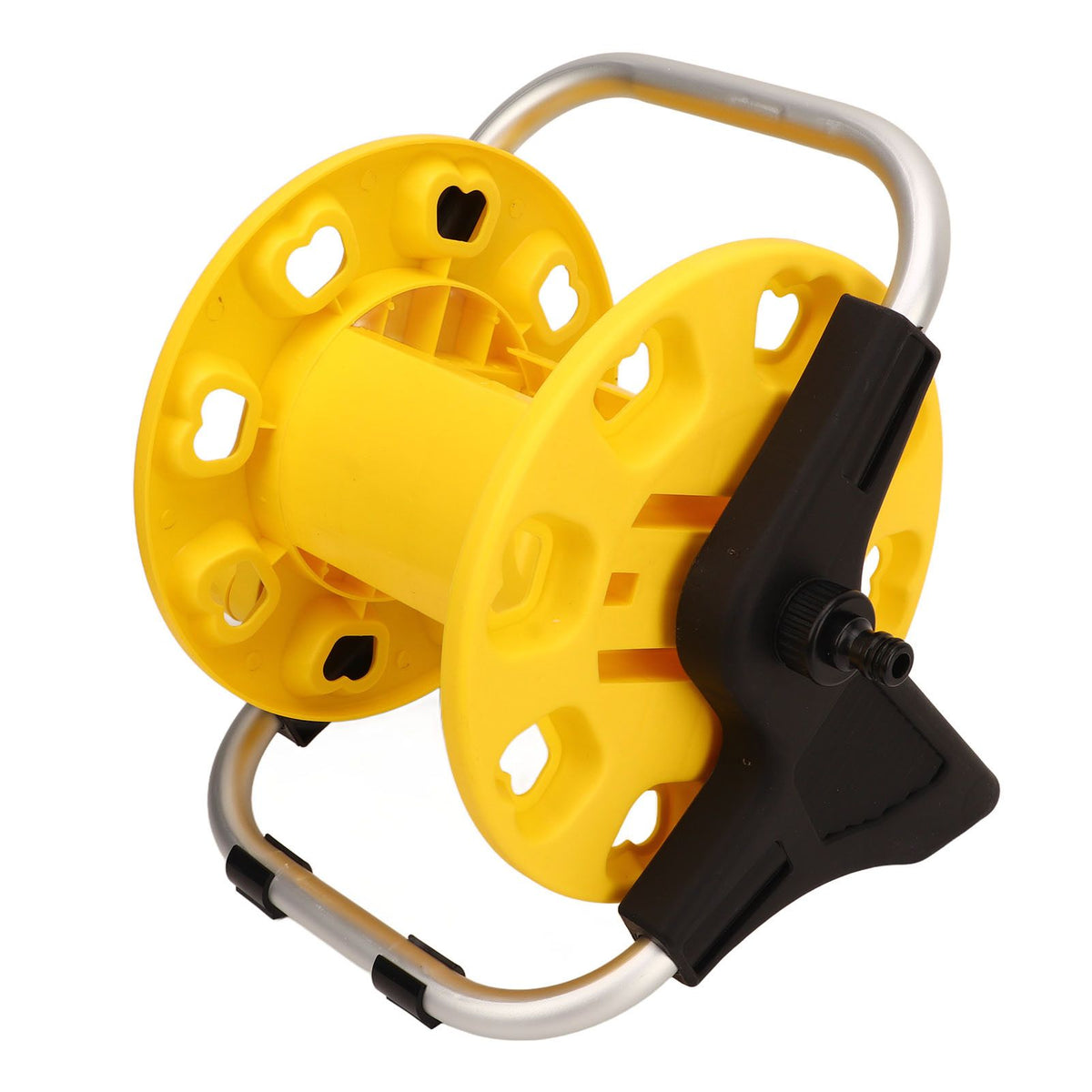 Garden Hose Reel Cart Yellow Hose Reel Cart Water Hose Cart Holds 30m of Water Pipe