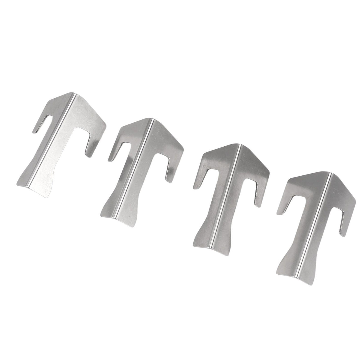4 PCS Grill Heat Plate Spacers Easy To Install Rustproof Universal Stainless Steel Grill Flame Tamers Burner Covers