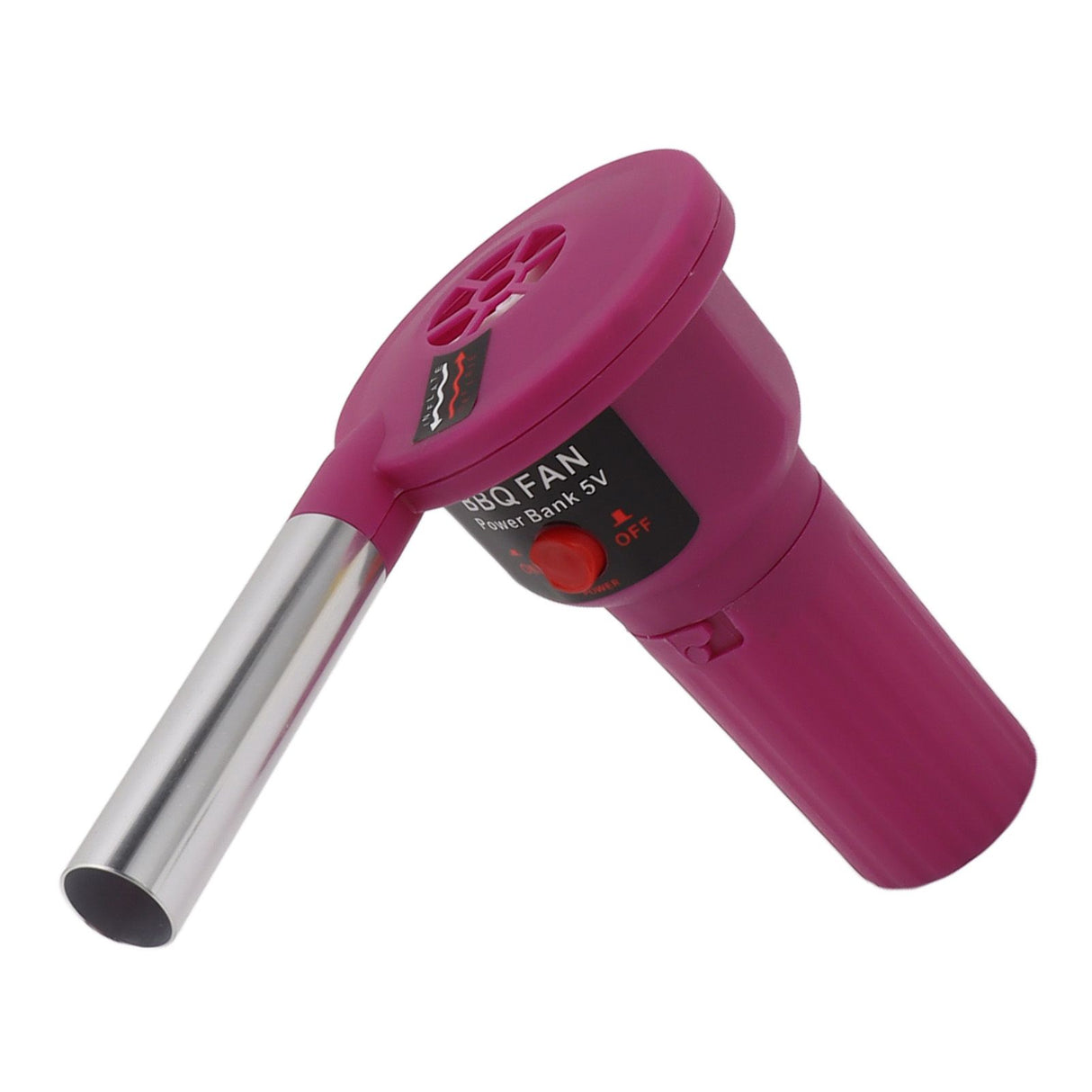 5V Portable Handheld Electric BBQ Cooking Fan Blower with USB Cable for Outdoor Camping Hiking Cook Picnic Barbecue