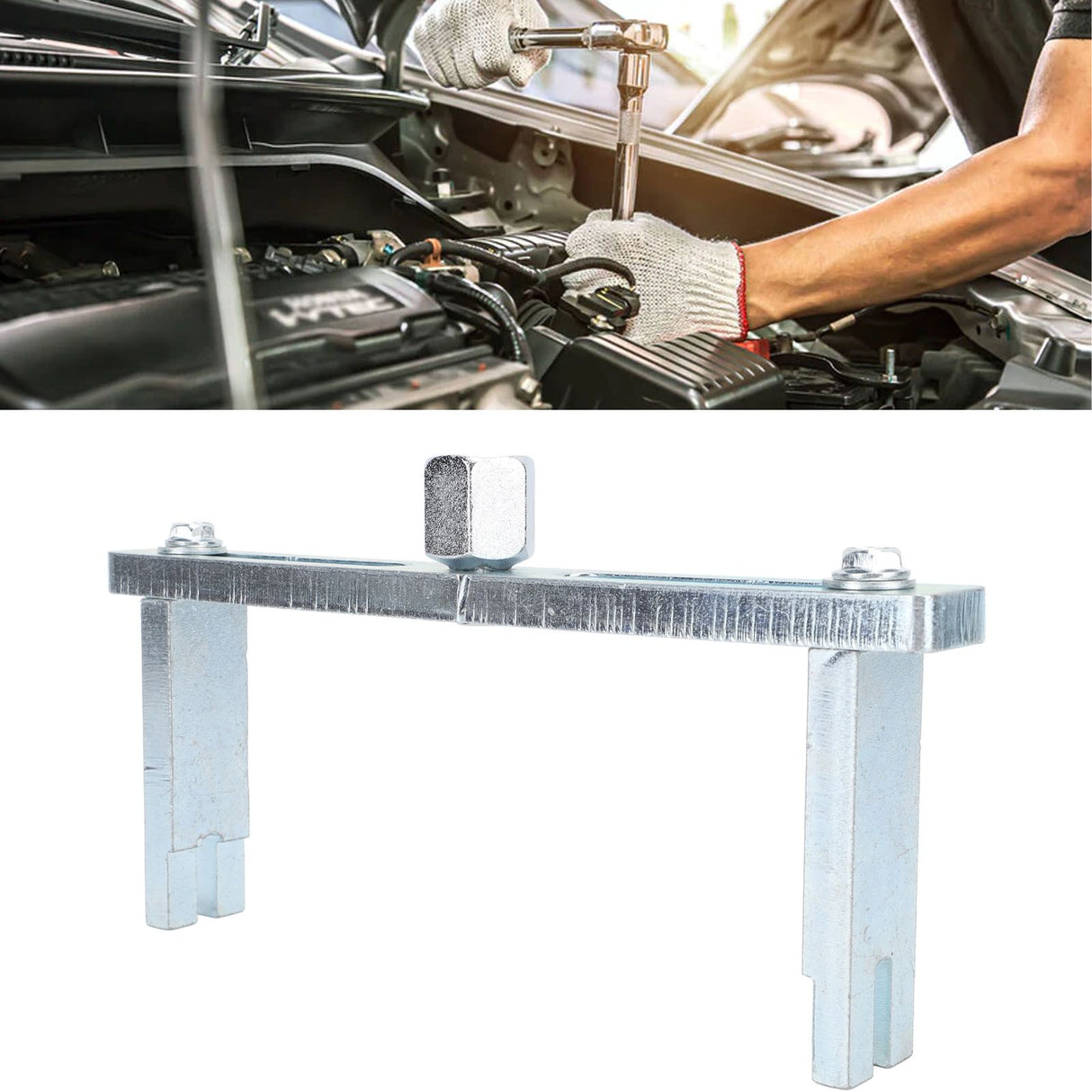 Fuel Pump Removal Tool Lock Ring Spanner Aluminum Alloy Right Angle Fuel Tank Lid Cover Remove Spanner for Repair