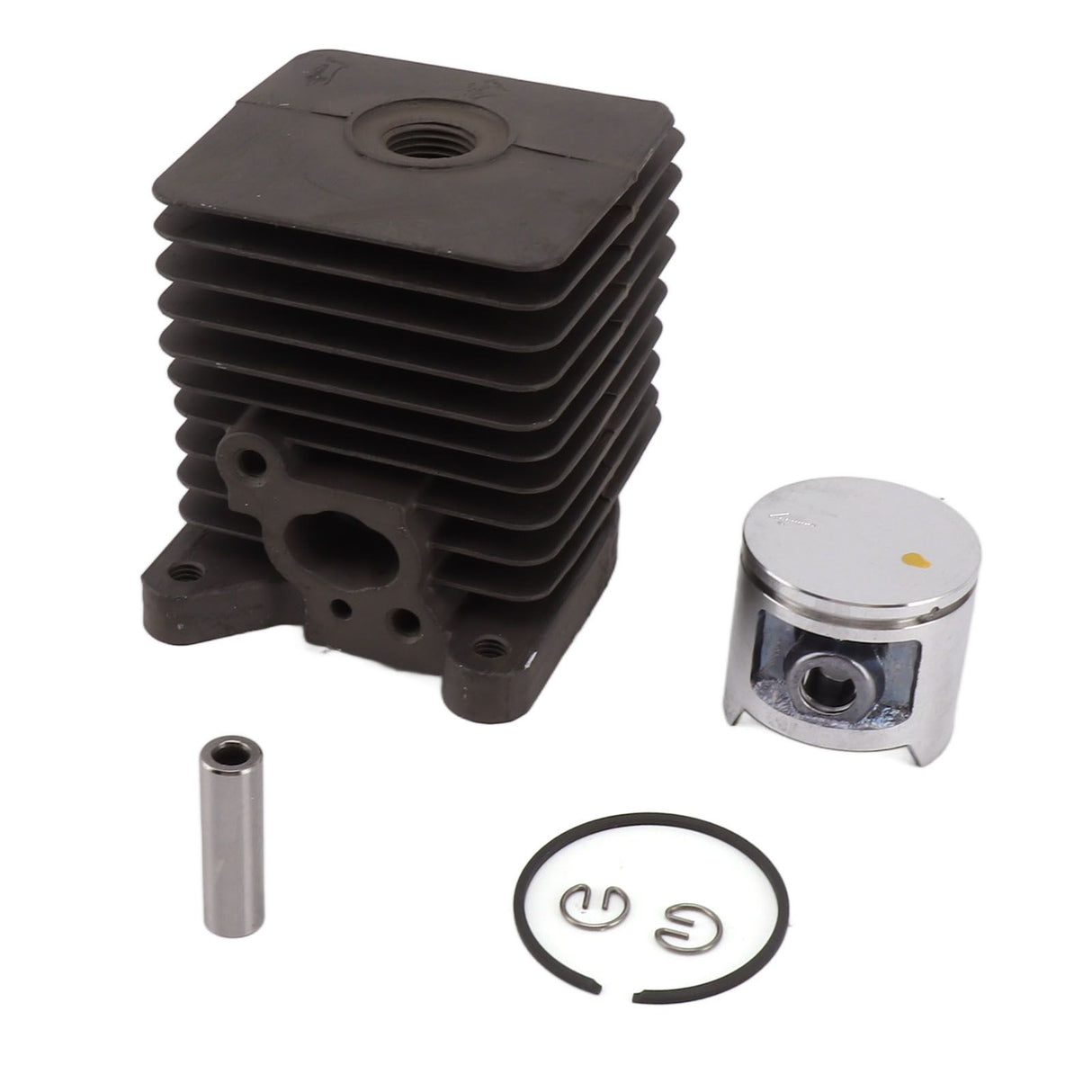 Cylinder Piston Assembly Kit 33.5mm Aluminum Alloy Trimmer Cylinder Piston Replacement for Homelite S25 Garden Tools Spare Parts
