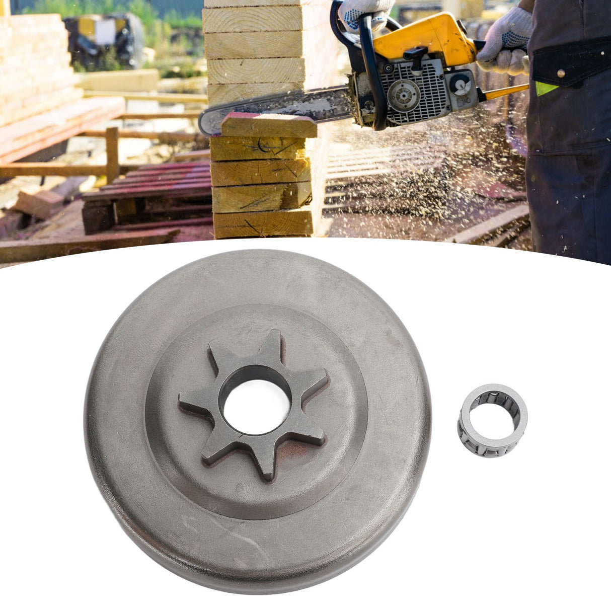 Drum Sprocket Kit 7T Chainsaw Replacement Parts Clutch Drum for CS4100 CS4200 CS4400 CS4500