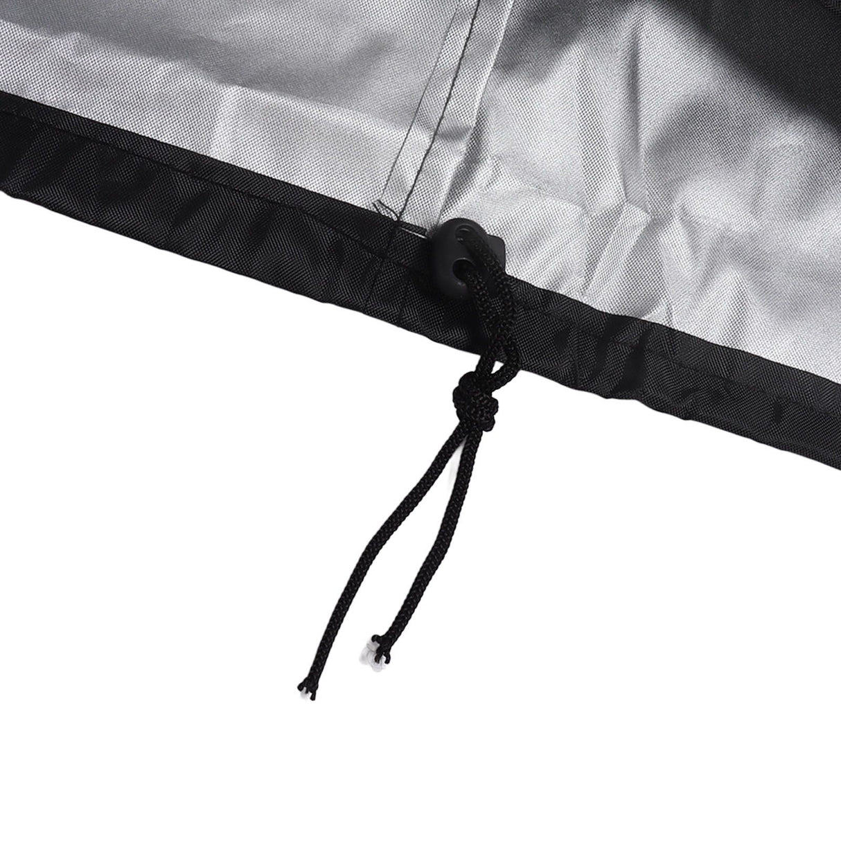 420D Oxford Fabric Waterproof BBQ Grill Cover Heavy Duty Waterproof Barbecue Gas Grill Cover Outer Black Inner Silver 147x61x122cm