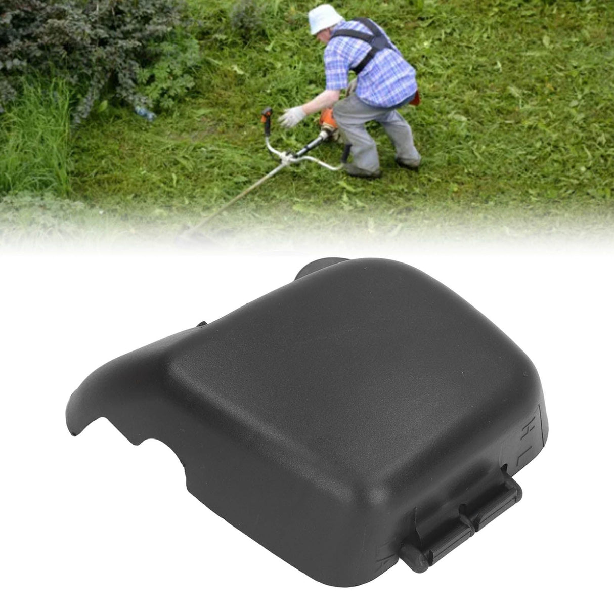 Air Filter Housing Cover Assembly ABS Lawn Mower Air Cleaner Filter Housing Cover Accessories for FC55 FS38 FS45 FS46 FS55 FS55R HL45 KM55 KM55R